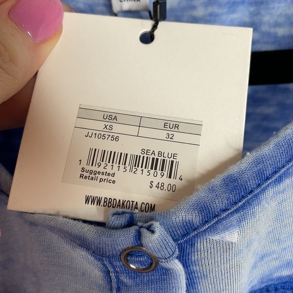NWT Jack by BB Dakota What's the Scoop LS Henley - Picture 8 of 12